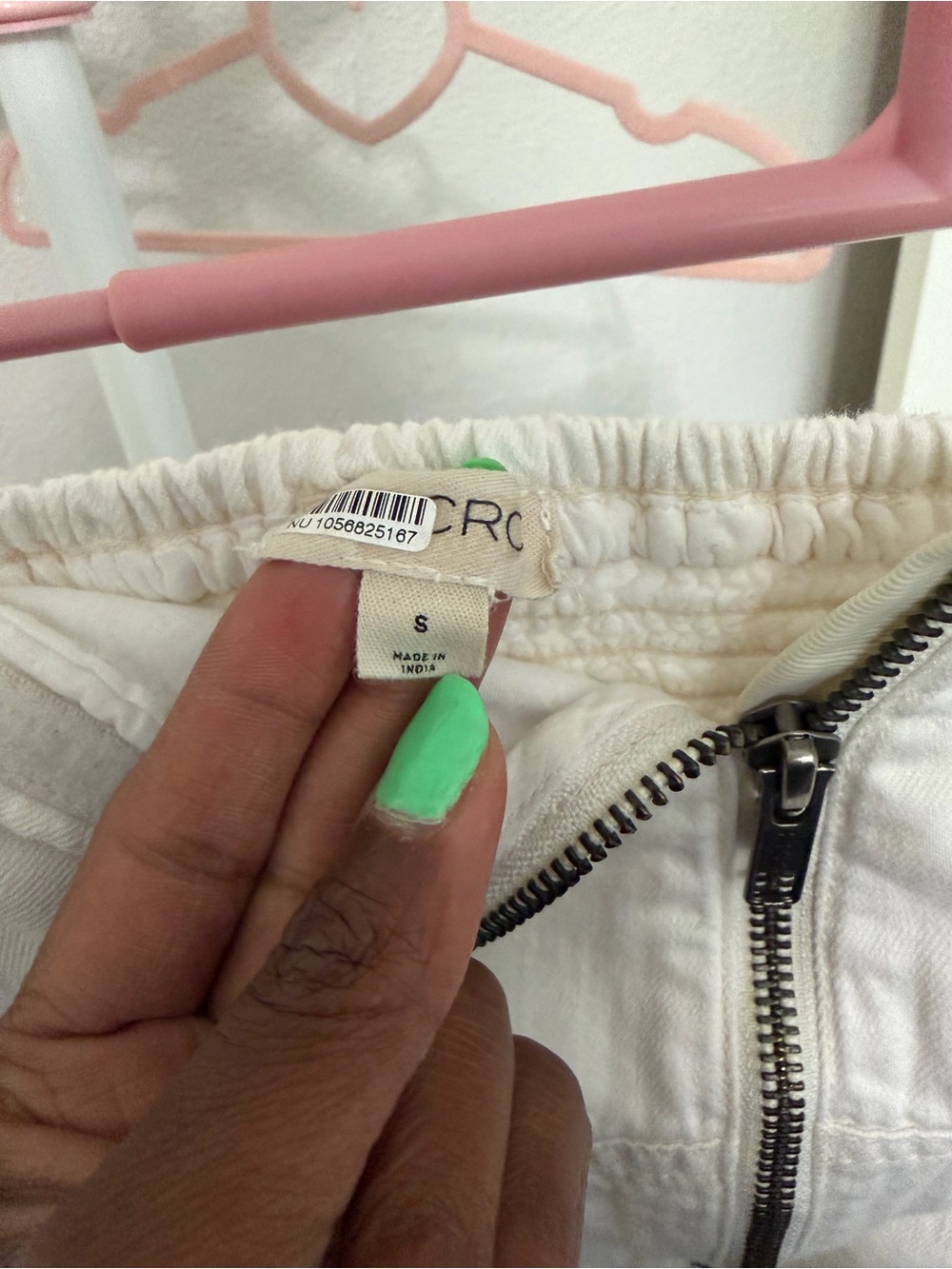 Pilcro from Nuuly White Strapless Zipper Front Dress - Picture 3 of 4